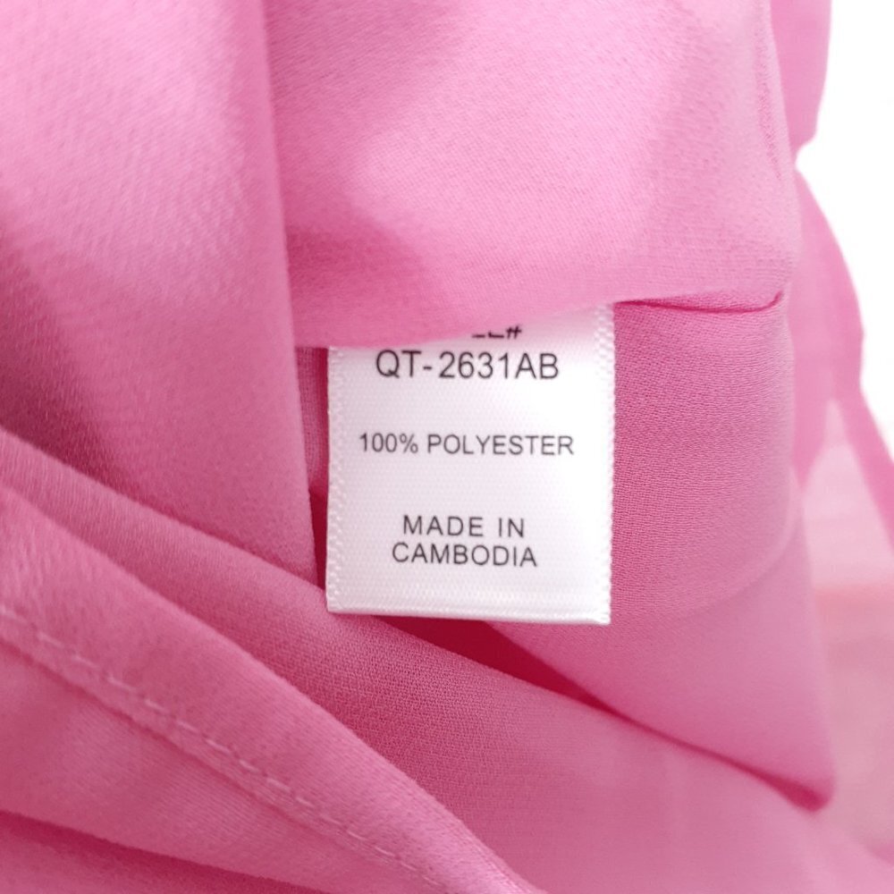 Zenana Womens Sleeveless Top M Tie Pink 554A - Picture 4 of 5